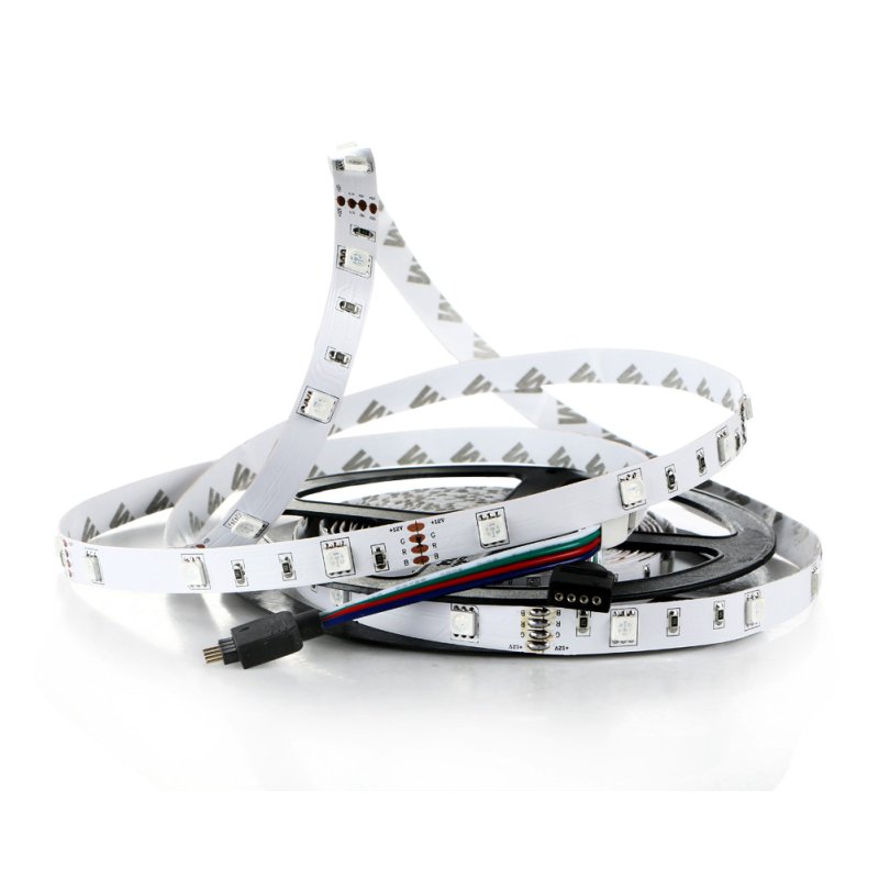 ZESTAW TAŚMA LED 20m RGB + BIAŁY 5050 PILOT zasila