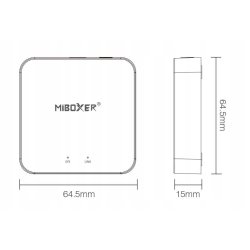 MOST Miboxer WL-BOX2 Router WiFi 2.4G Tuya ANDROID iOS do LED Mi-Light