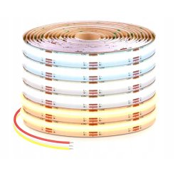 TAŚMA LED COB 24V 14,4w/m IP67 NEON linia CCT termococon wodoodporna 5MB