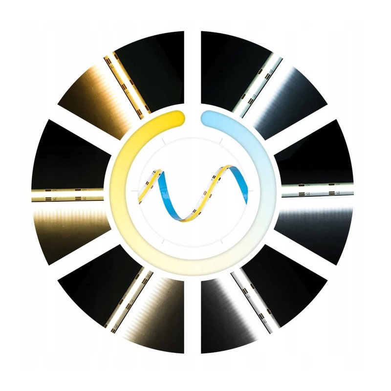 TAŚMA LED COB 24V 14,4w/m IP67 NEON linia CCT termococon wodoodporna 5MB