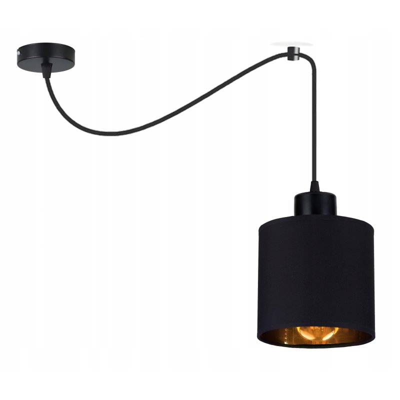 LAMPA sufitowa wisząca ZWIS Loft E27 PAJĄK ABAŻUR