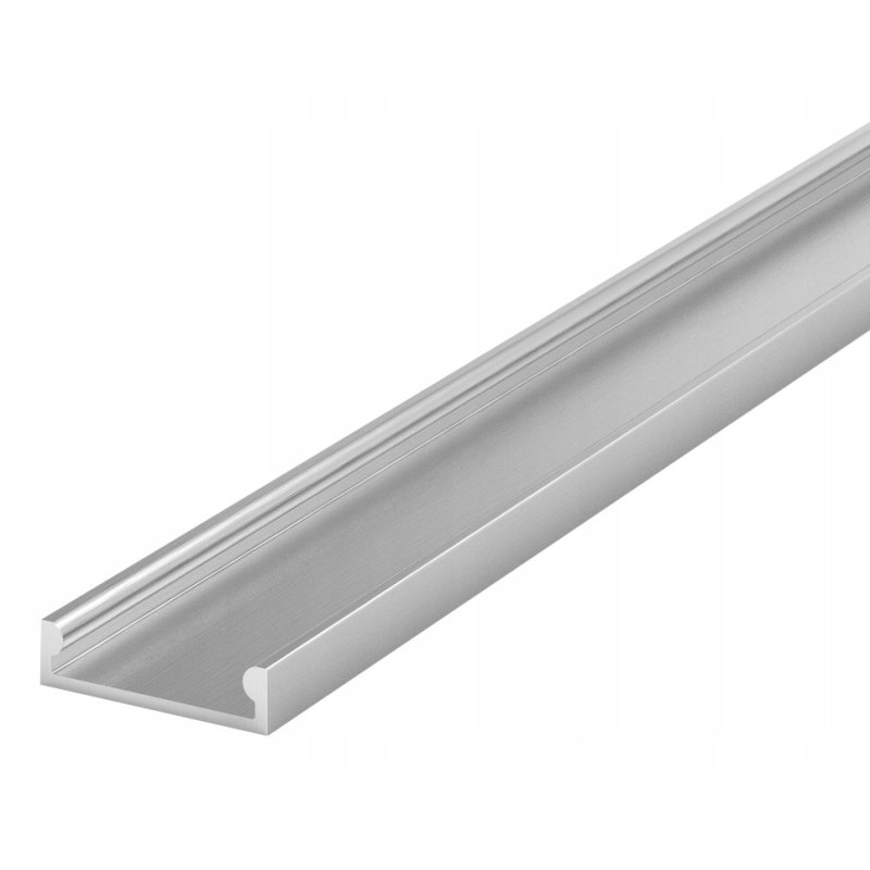 2mb PROFIL P4-3 ALUMINIOWY PŁASKI 4mm do taśm LED Radiator