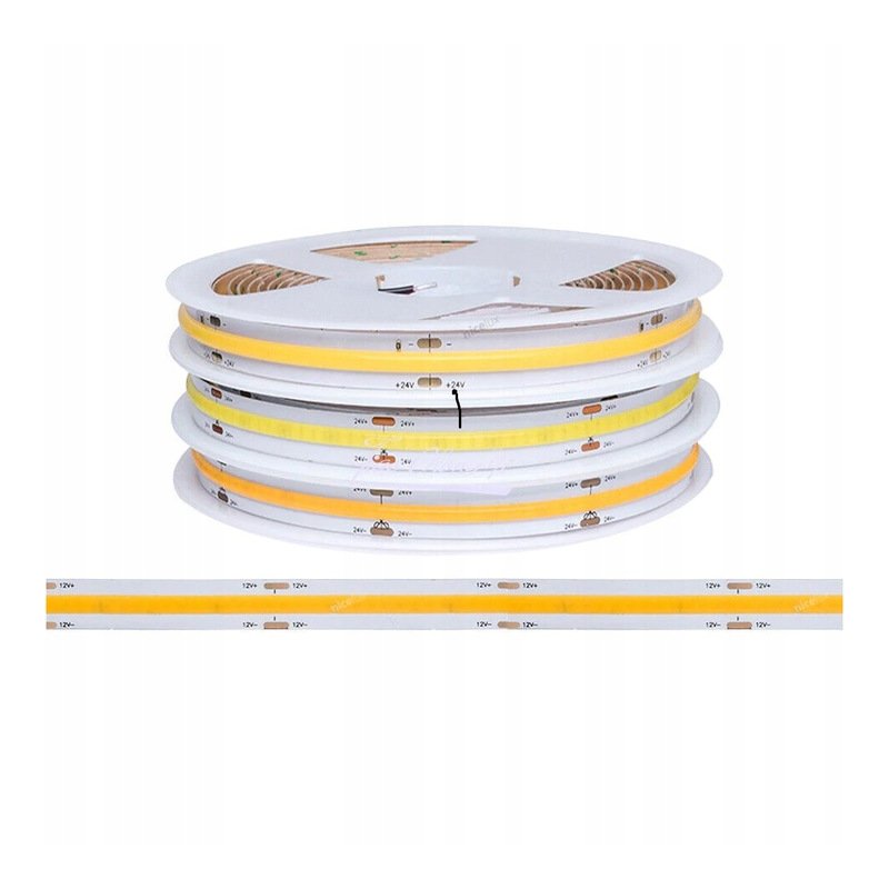 Taśma LED COB 24V Neon Neutralny 1 metr linia LED